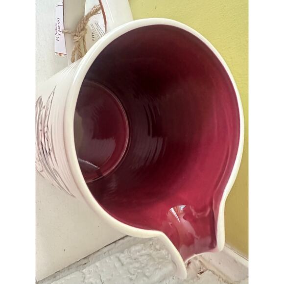 NWT Molly Hatch Pumpkin Harvest 56 Ounce Ceramic Pitcher - Picture 8 of 13